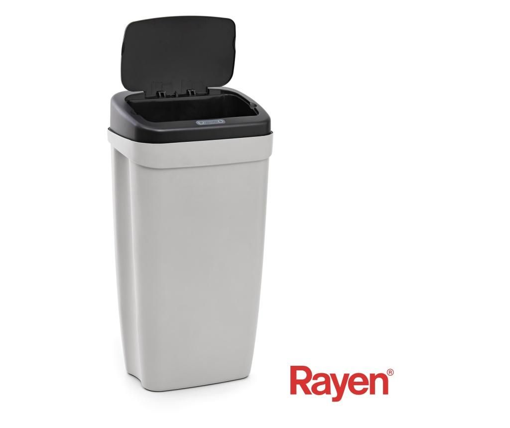 Cos de gunoi cu senzor pentru deschidere – Rayen, Gri & Argintiu Rayen